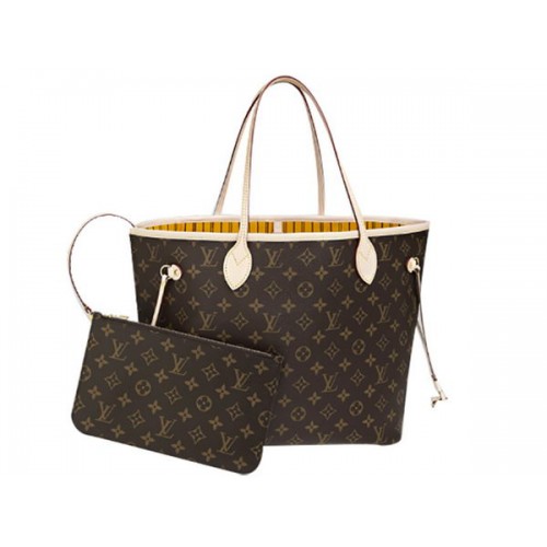 LOUIS VUITTON M40997 MONOGRAM CANVAS NEVERFULL MM MIMOSA