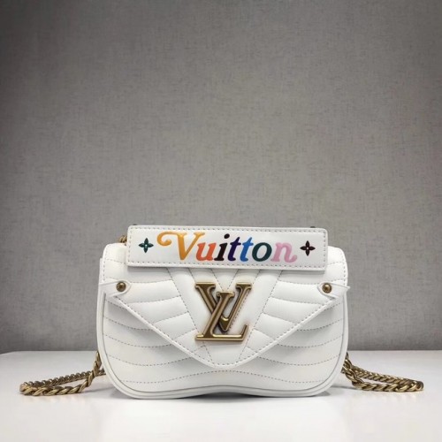 Geantă Louis Vuitton New Wave cu lanț PM M51683 albă