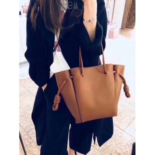 Genți tote Loewe Original Leather 10189 maro