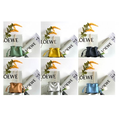 Geantă Loewe Lucky Mini din piele originală LE10198