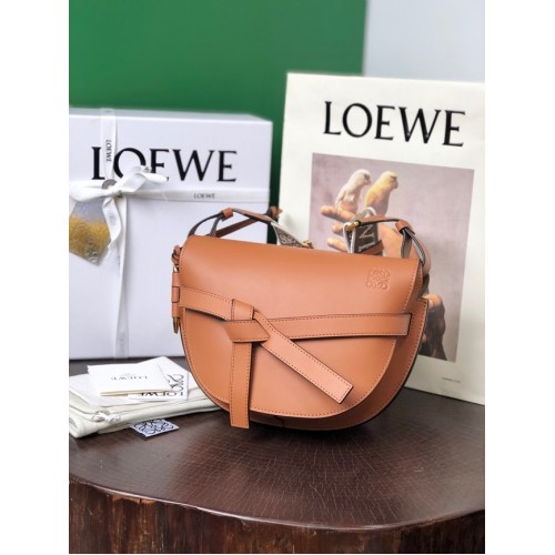 Genți mici Loewe Crossbody Original Leather 8087 caramel