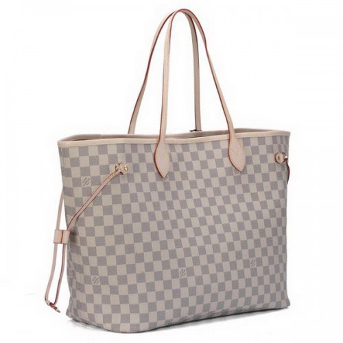 Geantă Louis Vuitton Damier Azur Canvas Neverfull GM N51108