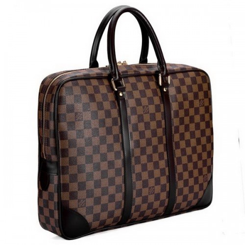 Suport document Louis Vuitton Damier Ebene Canvas Voyager N41124