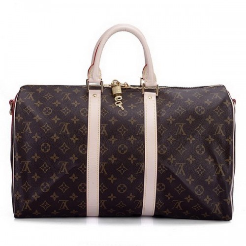 Geantă Louis Vuitton Monogram Canvas Keepall 45 cu curea de umăr M41418