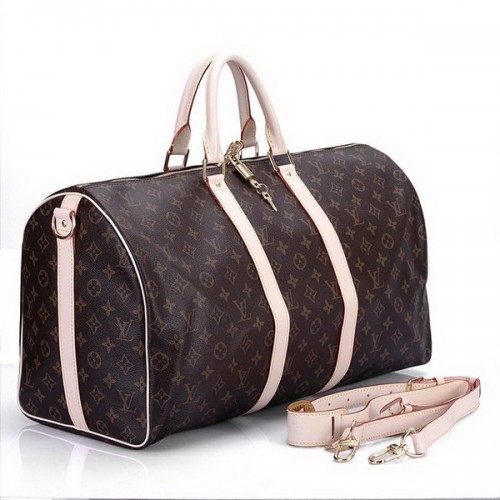 Geantă Louis Vuitton Monogram Canvas Keepall 50 cu curea de umăr M41416