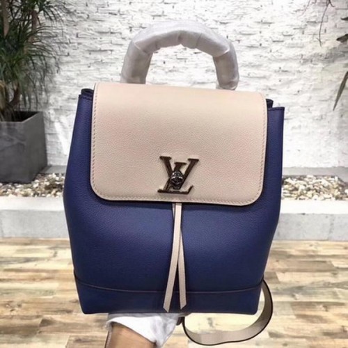 Rucsac Louis Vuitton Primăvară-Vară 2018 LOCKME M41815 Albastru