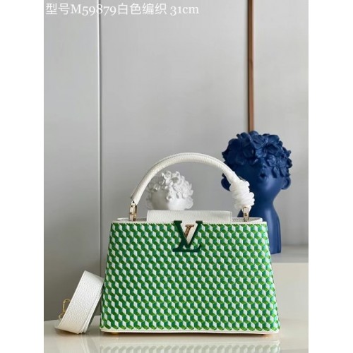 Louis Vuitton CAPUCINES M59879 Alb Verde