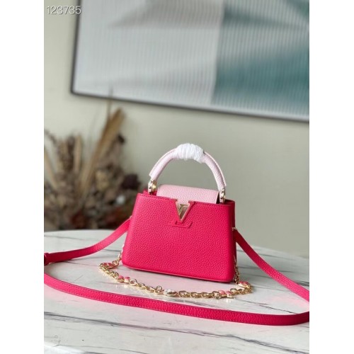 Louis Vuitton CAPUCINES MINI M20708 rose&roz