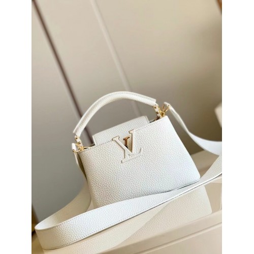 Louis Vuitton CAPUCINES MINI M55985 alb
