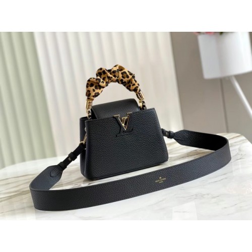 Louis Vuitton CAPUCINES MINI M58586 negru
