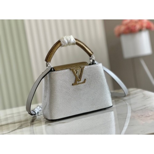 Louis Vuitton CAPUCINES MINI M59268 argintiu