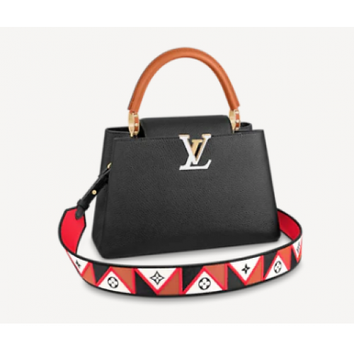 Geantă Louis Vuitton CAPUCINES MM M58608 Negru