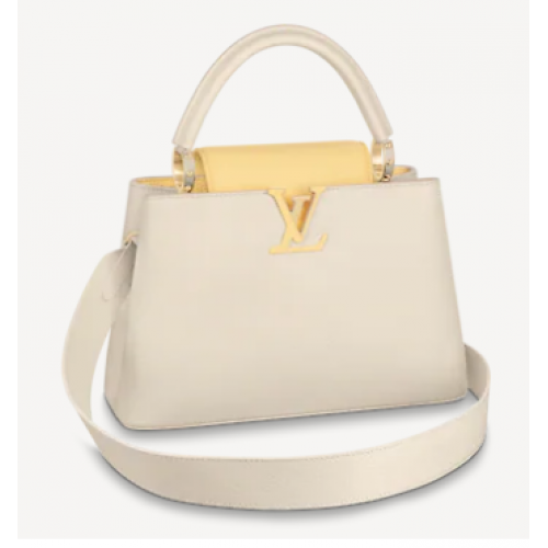Louis Vuitton CAPUCINES MM M59883 Crem Bej