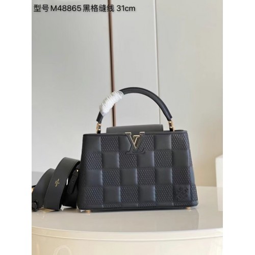 Louis Vuitton CAPUCINES PM M48865 negru