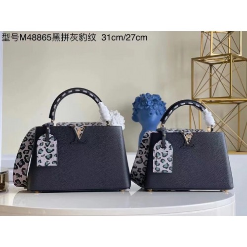 Louis Vuitton CAPUCINES PM M48865 negru