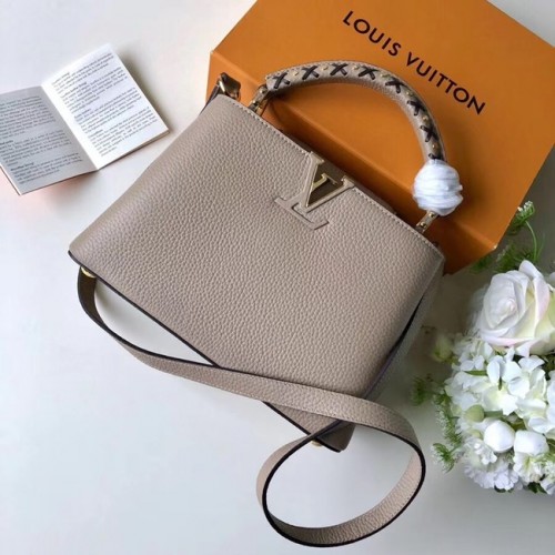 Louis Vuitton CAPUCINES PM M52387 gri