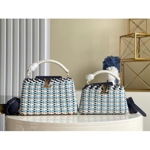 Louis Vuitton CAPUCINES MINI M94519 albastru