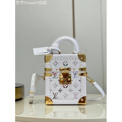Louis Vuitton CLUTCH BOX M10077 alb