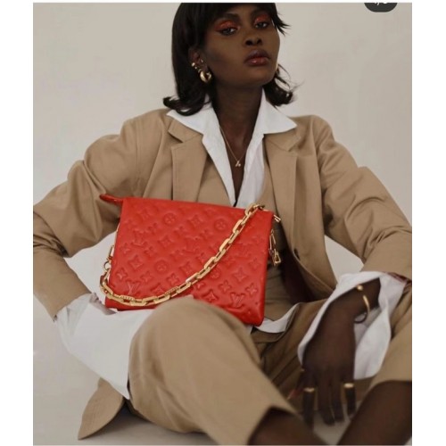Louis Vuitton COUSSIN PM M57793 roșu