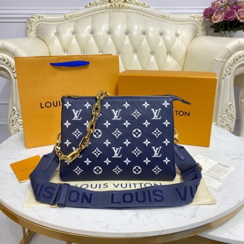 Louis Vuitton CUSHION PM M58626 Albastru regal alb