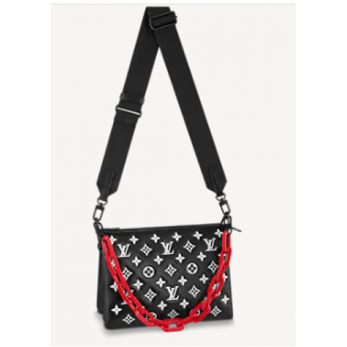 Louis Vuitton CUSHION PM M59398 negru alb