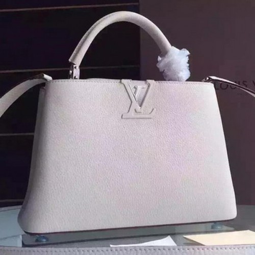 Geantă tote Louis Vuitton Capucines BB M94754 OffWhite