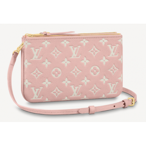 Louis Vuitton PUȘETĂ CU FERMOAR DUBLU M81429 Roz Bombon