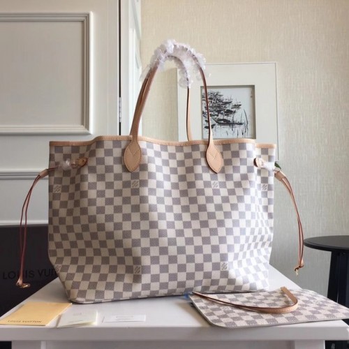 Geantă Louis Vuitton Damier Azur Original NEVERFULL GM N41360