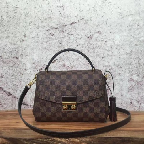 Geantă CROISETTE din pânză Louis Vuitton Damier Ebene 41581