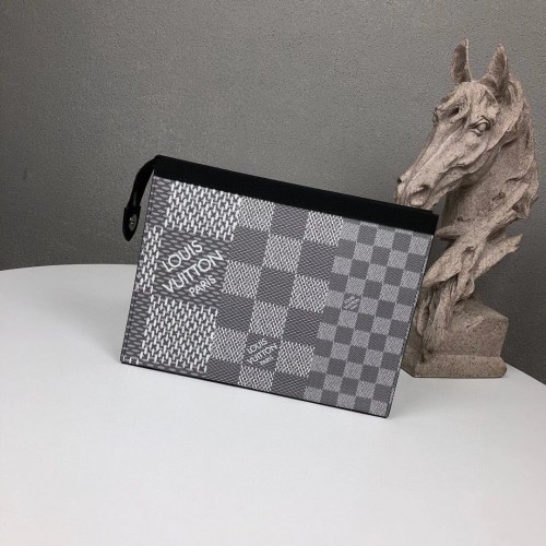 Geantă de călătorie Louis Vuitton Damier Graphite MM M60443 Gri
