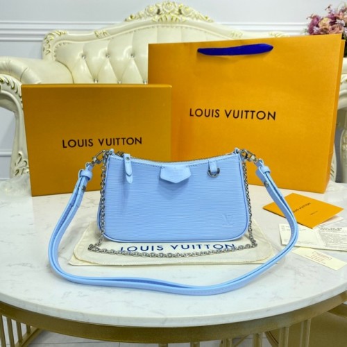 Louis Vuitton PUNGĂ EASY POUCH ON CUREA M80471 albastru deschis