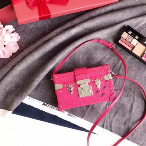 Geantă Louis Vuitton Epi Leather PETITE MALLE M50519 Roz