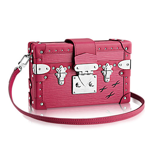 Geantă Louis Vuitton Epi Leather Petite Malle M50730 Fuchsia