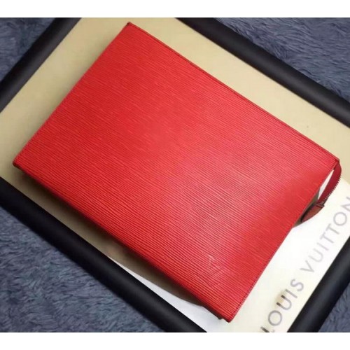Louis Vuitton Geantă de toaletă din piele Epi 26 M41367 Roșu