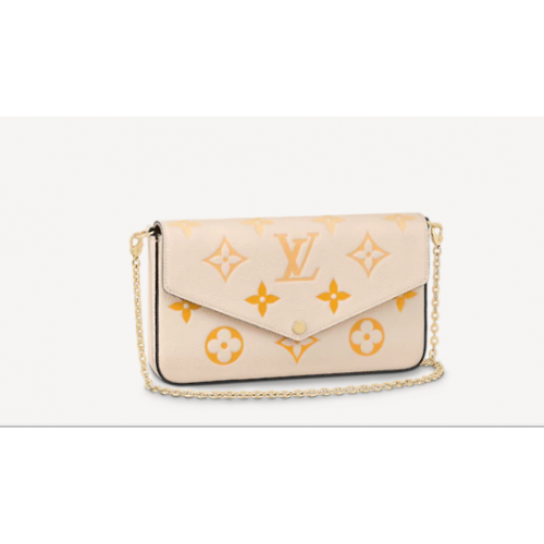 Louis Vuitton FELICIE POCHETTE M80498 Crem Sofran