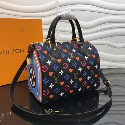 Louis Vuitton GAME ON SPEEDY BANDOULIERE 25 M57466 negru