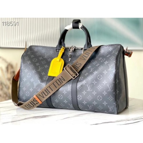 Louis Vuitton Geantă KEEPALL BANDOULIERE 45 M40569 neagră