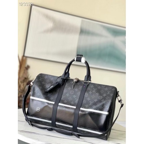 Louis Vuitton KEEPALL BANDOULIERE 45 M43413 negru