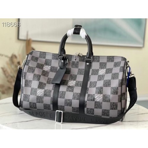 Louis Vuitton KEEPALL BANDOULIERE 45 N80404 negru