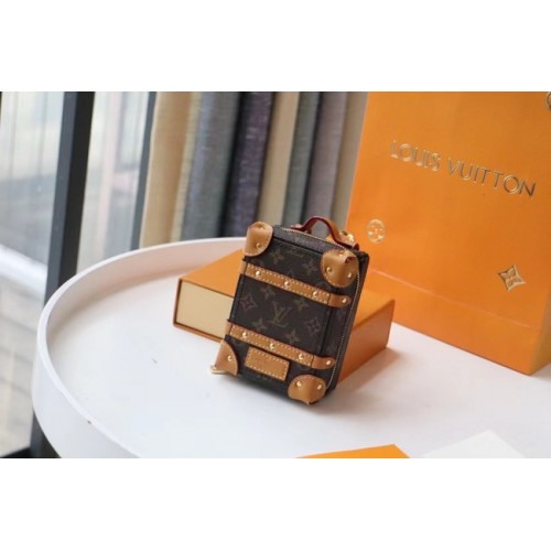 Louis Vuitton GENȚĂ KIRIGAMI POUCH BAG CHARM ȘI PORTCHEI M80221 maro