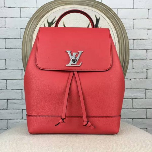 Rucsac Louis Vuitton LOCKME 41817 Roșu
