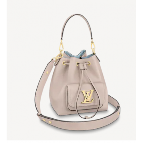 Louis Vuitton Geantă LOCKME BUCKET M57687 Greige