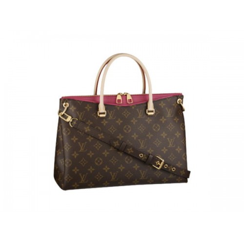Geantă Louis Vuitton M41147 Monogram Canvas Pallas LG Pink
