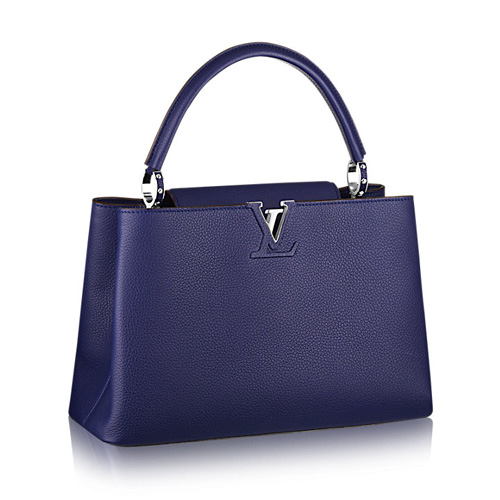 Geantă Louis Vuitton M94665 Capucines MM Indigo