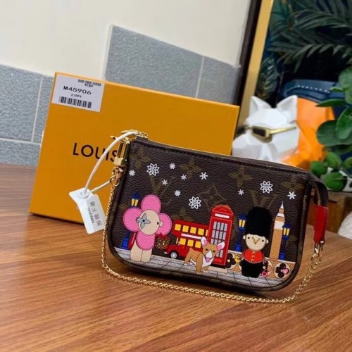 Louis Vuitton PUȘETĂ MINI ACCESORII M45906 roșu