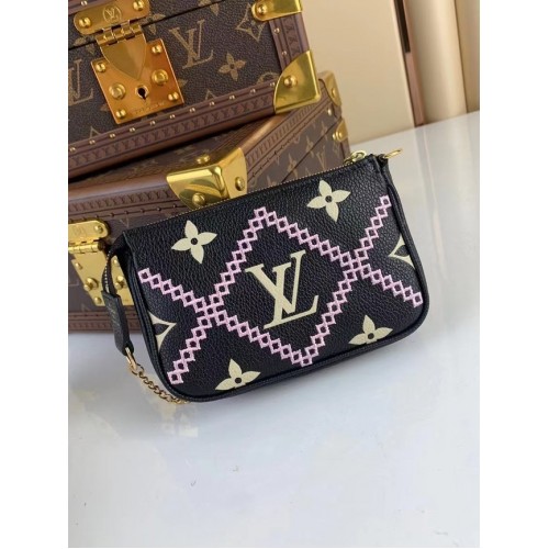 ACCESORII Louis Vuitton MINI POCHETE M81140 negru