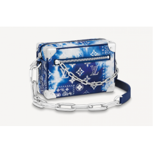 Louis Vuitton MINI CUFAZĂ SOFT TRUNK M20557 Albastră