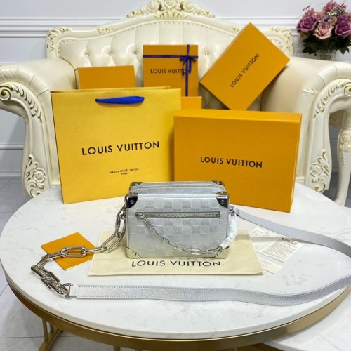 Louis Vuitton MINI original PETITE MALLE M59726 argintiu