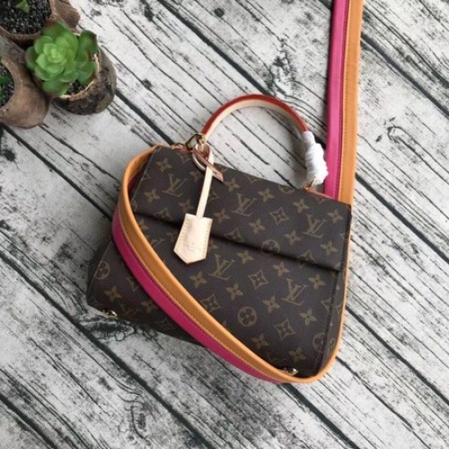 Geantă Louis Vuitton Monogram Canvas CLUNY BB M42738 Portocalie