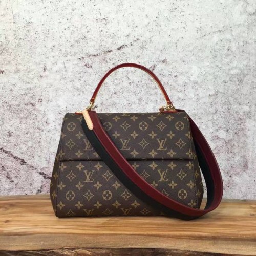 Geantă Louis Vuitton Monogram Canvas CLUNY M42735 Wine